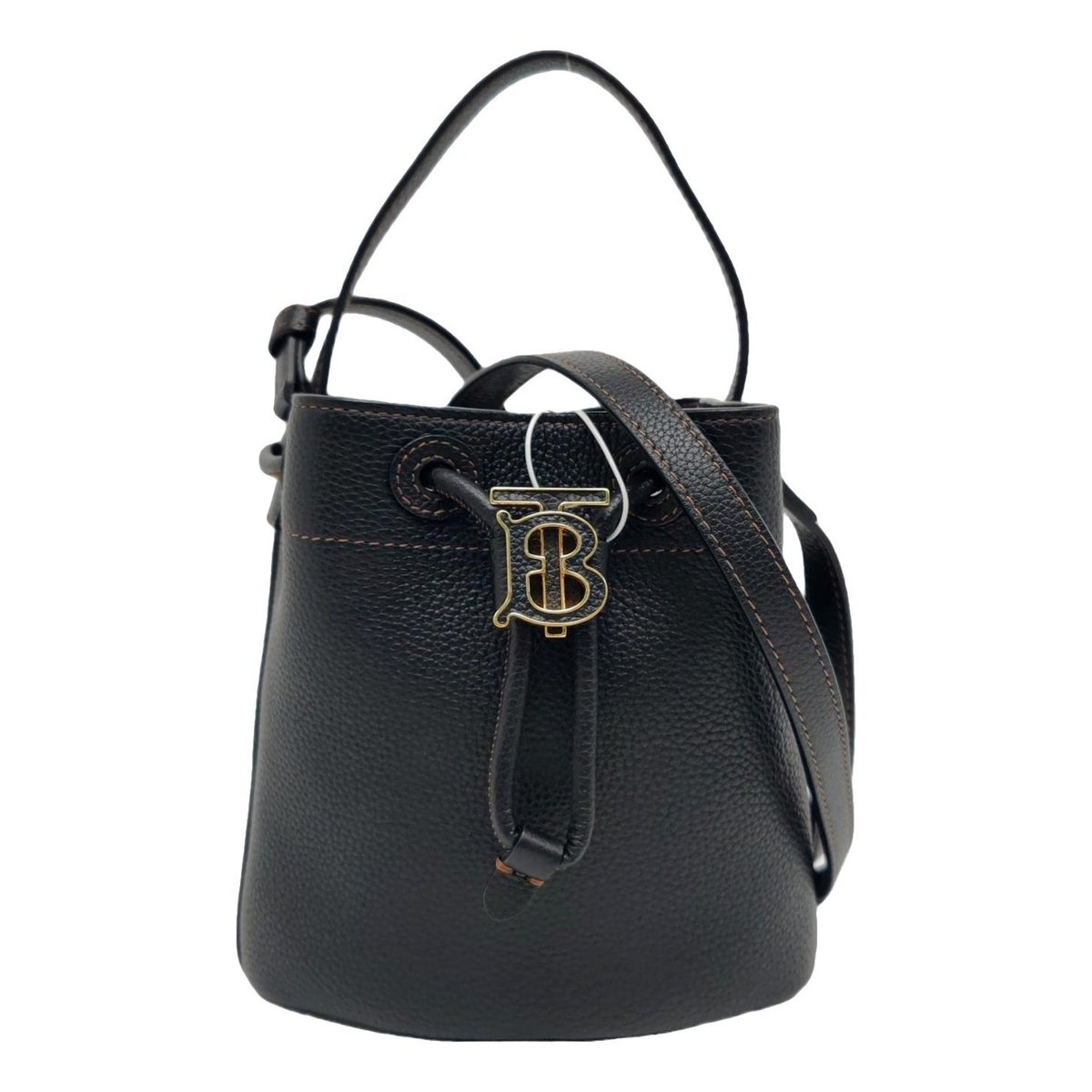 TB leather handbag