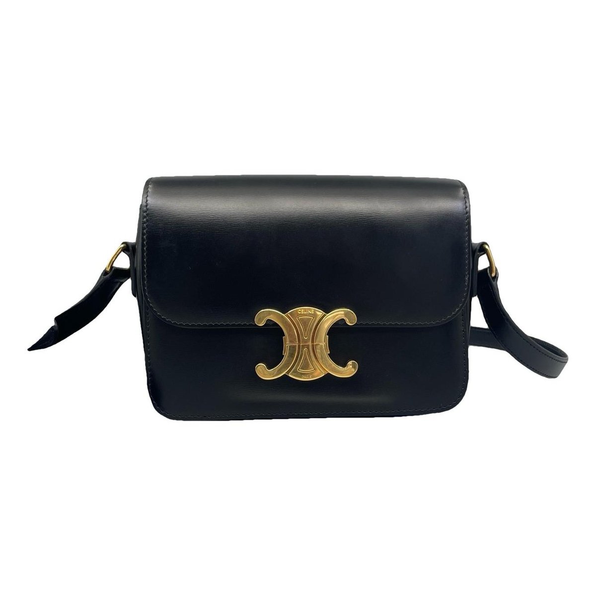 Triomphe leather handbag