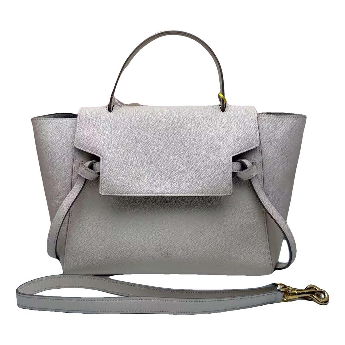 Belt leather handbag