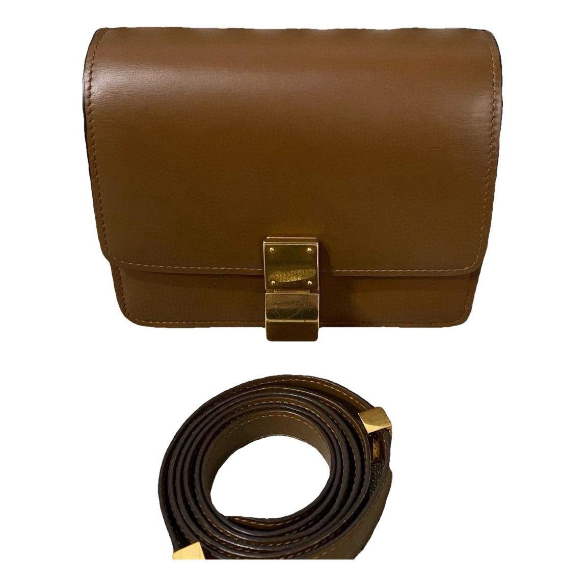Classic leather handbag
