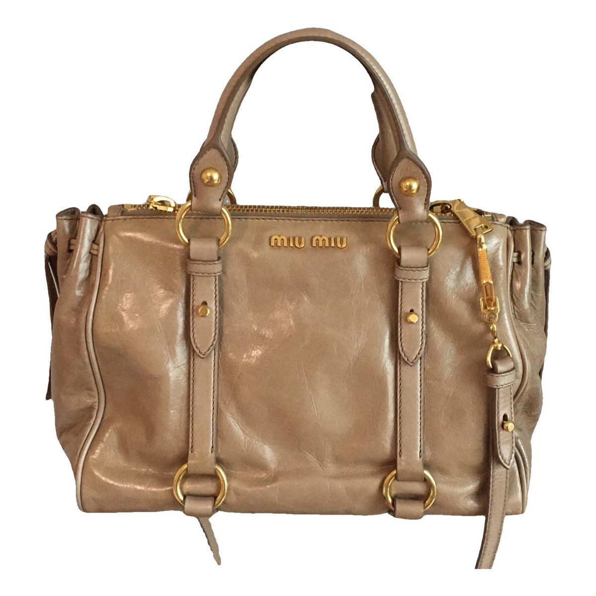 Vitello leather handbag