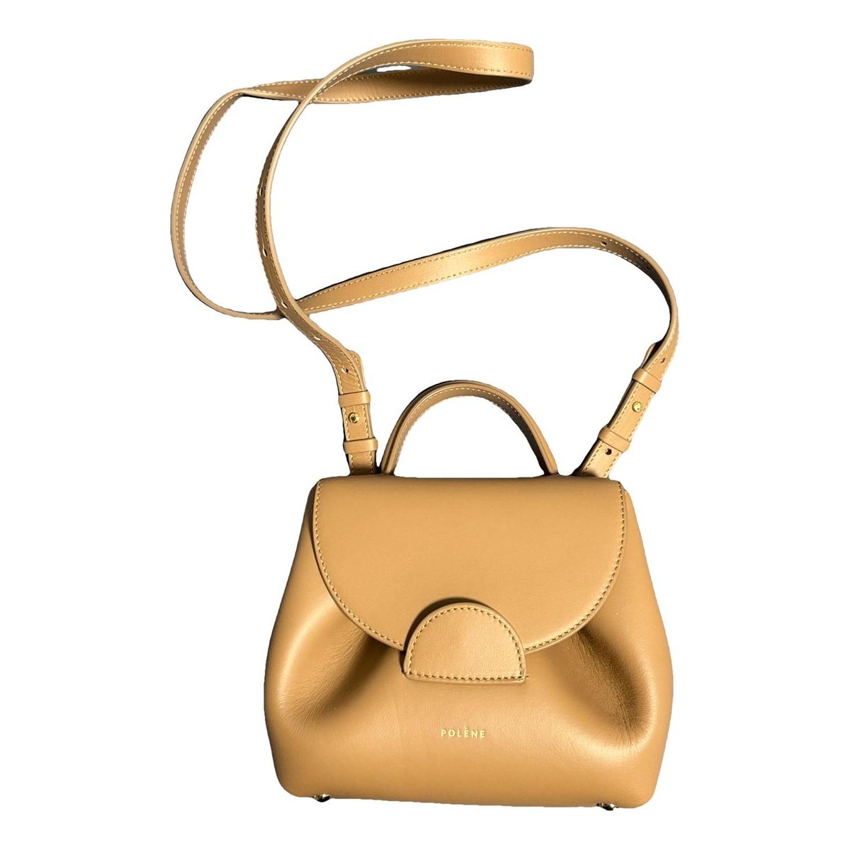 Numéro un nano leather crossbody bag