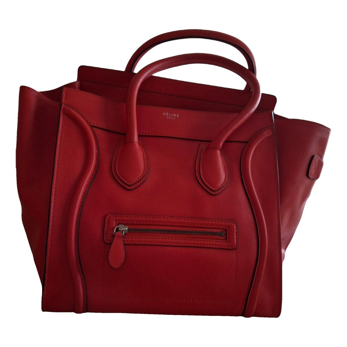 Luggage leather handbag