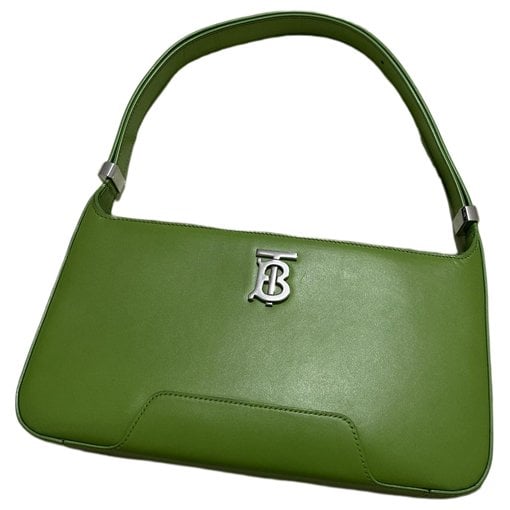 TB leather handbag