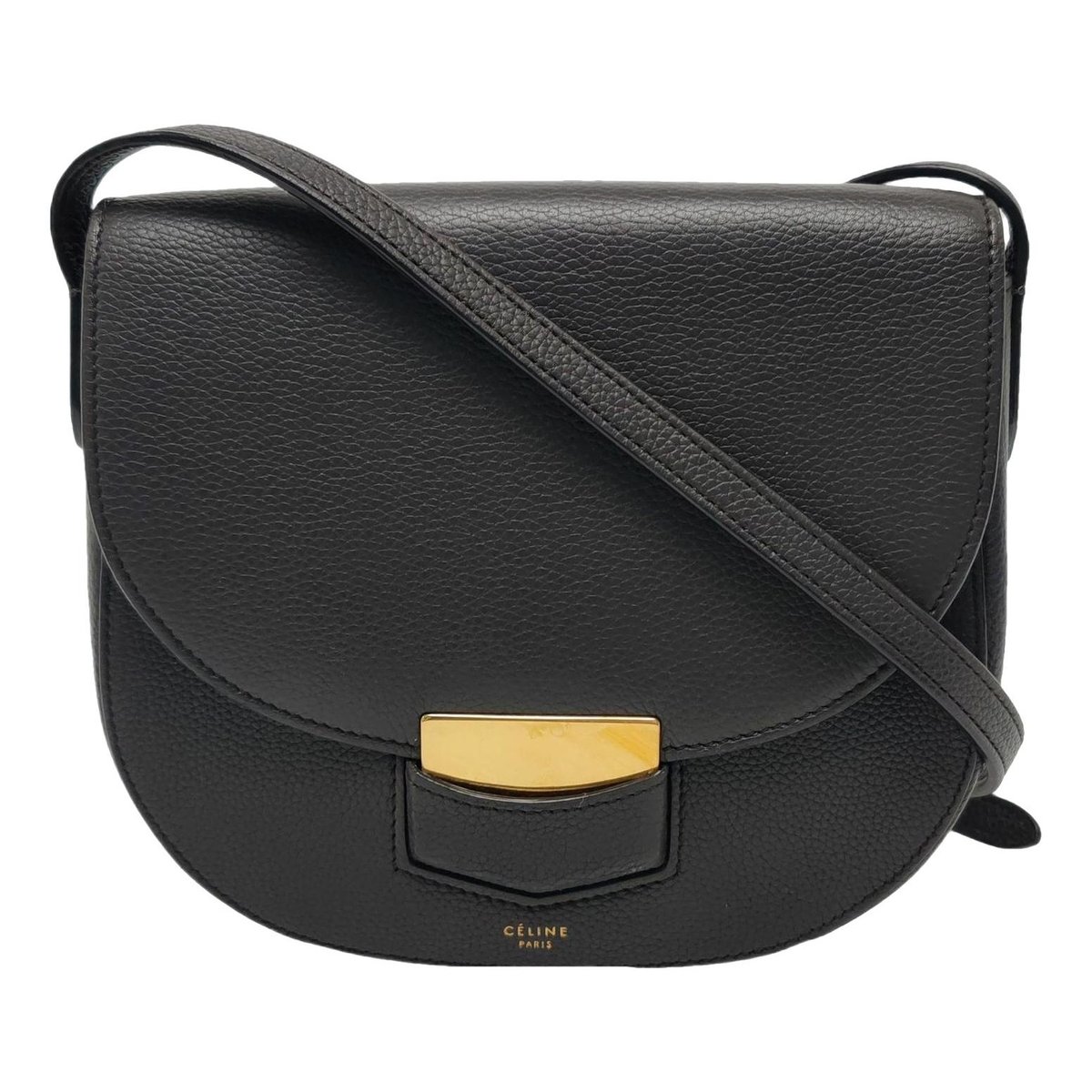 Trotteur leather handbag