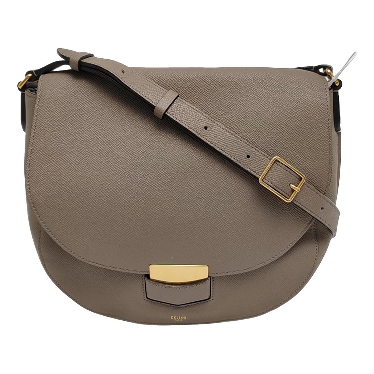 Trotteur leather crossbody bag