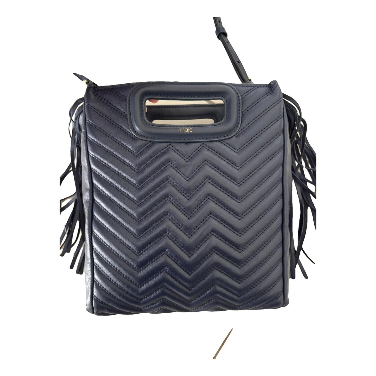 Sac M leather crossbody bag