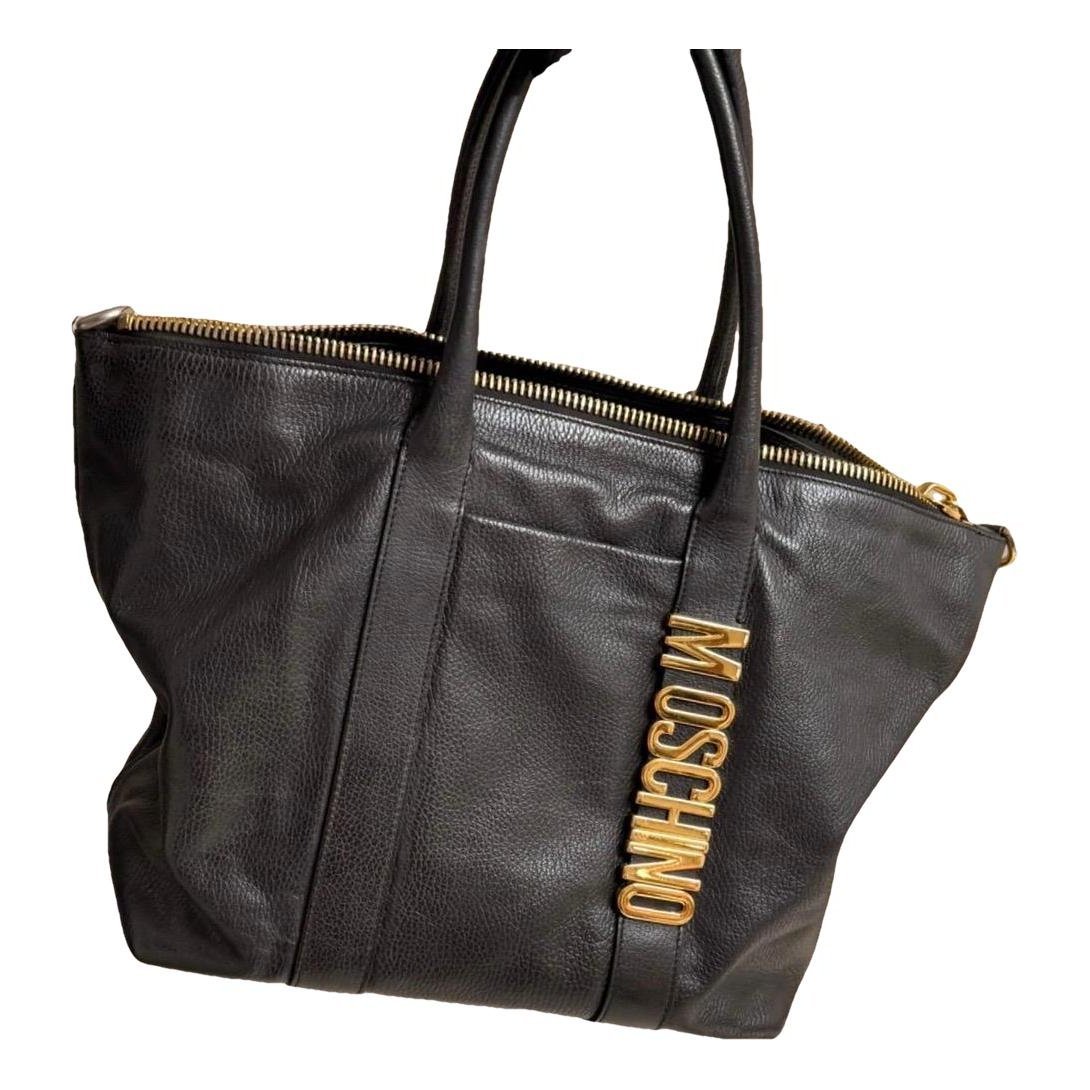 Leather tote