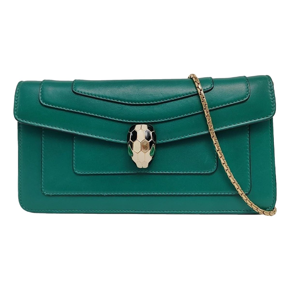 Serpenti leather crossbody bag