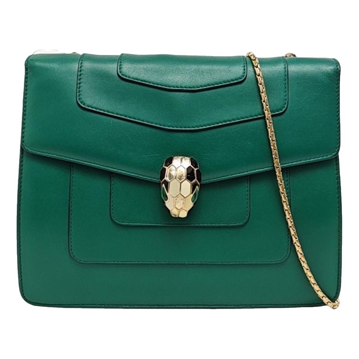 Serpenti leather crossbody bag