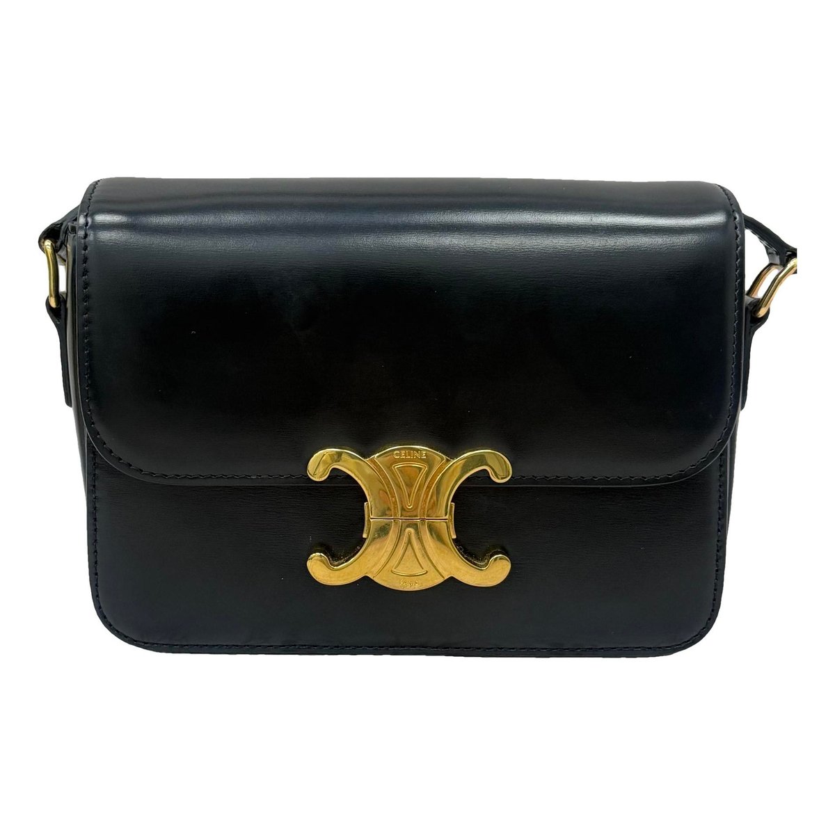 Triomphe leather handbag
