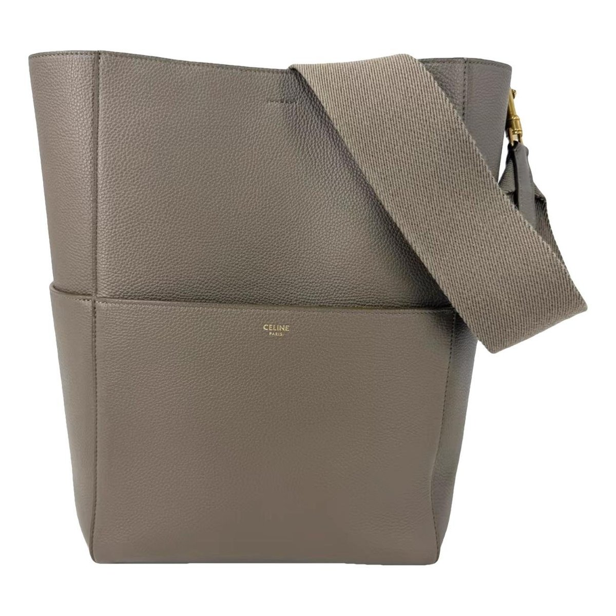 Seau Sangle leather tote