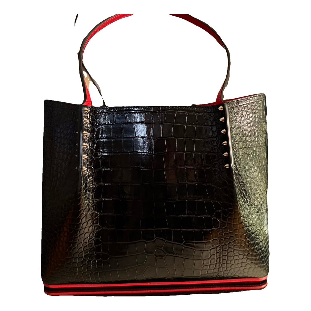 Cabarock patent leather tote