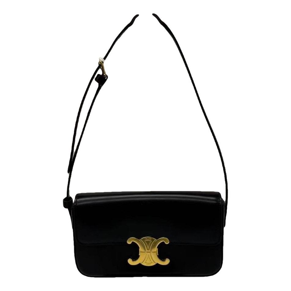 Triomphe Long leather handbag