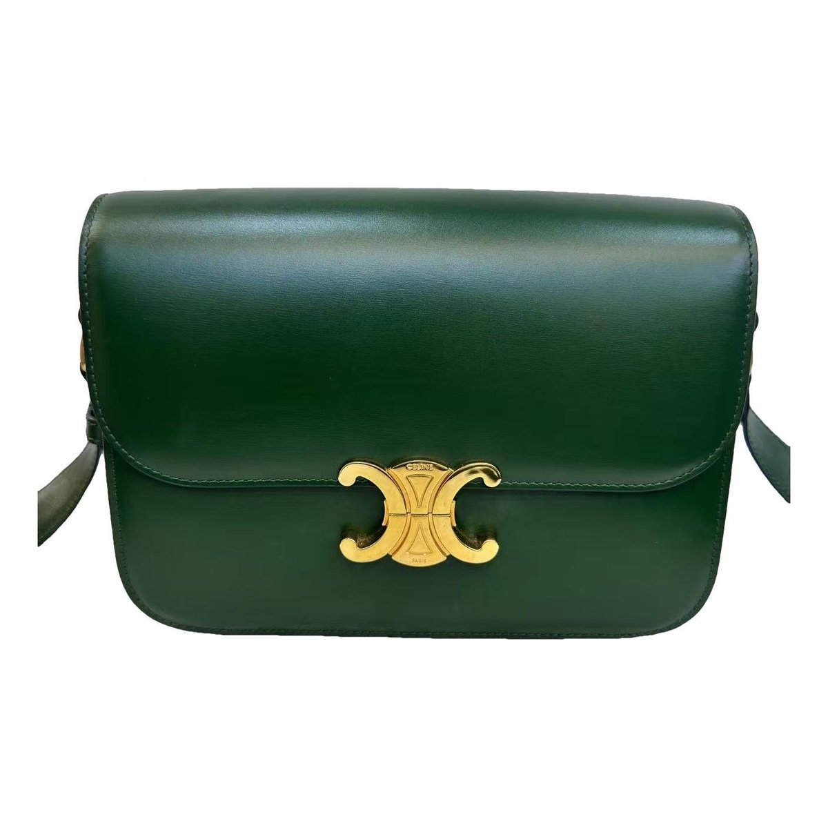 Triomphe leather handbag