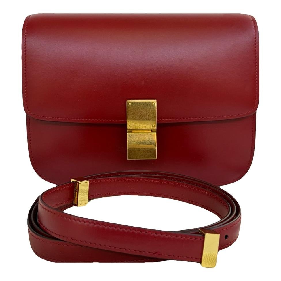 Classic leather handbag