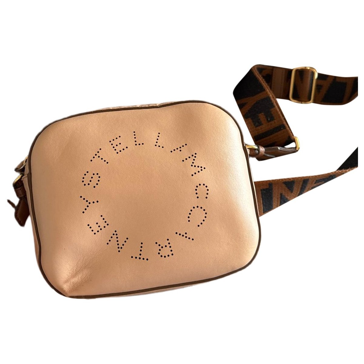 Logo leather crossbody bag