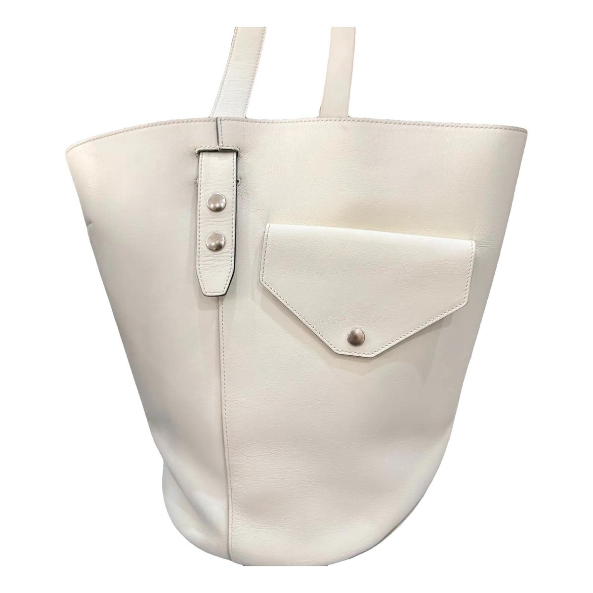 Biker leather handbag