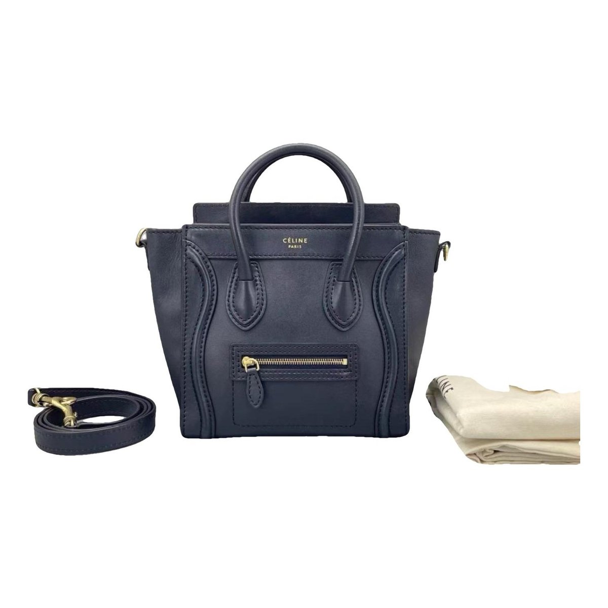 Luggage leather tote