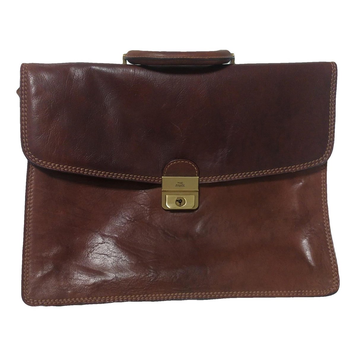 Leather travel bag
