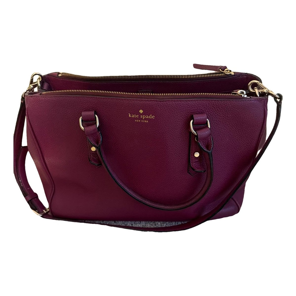 Leather tote