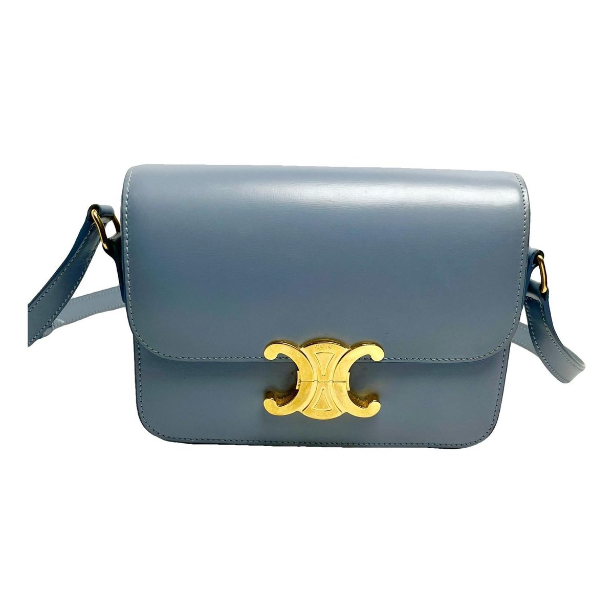 Triomphe leather handbag