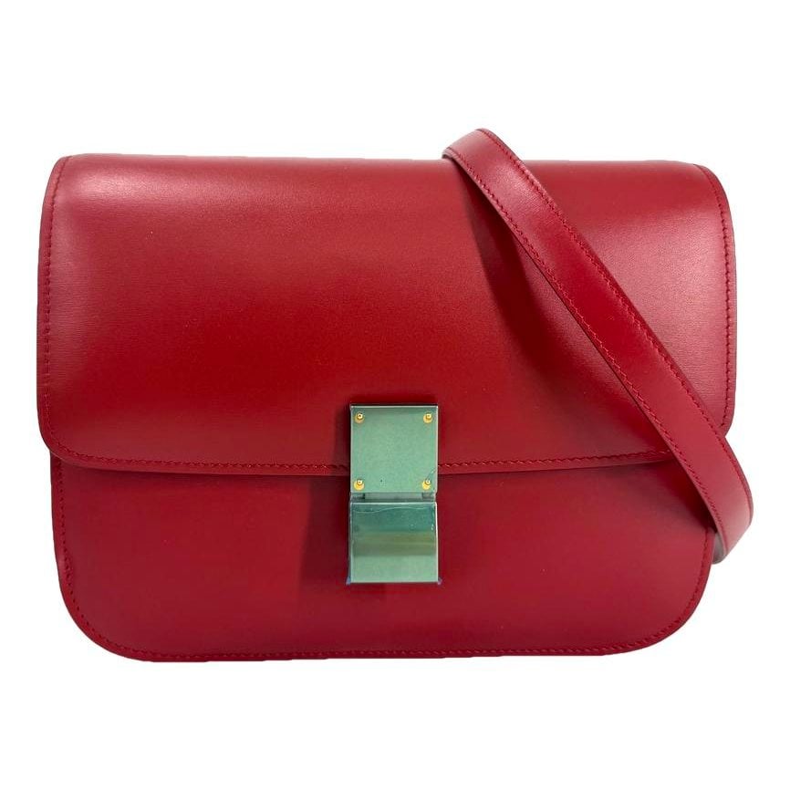 Classic leather handbag