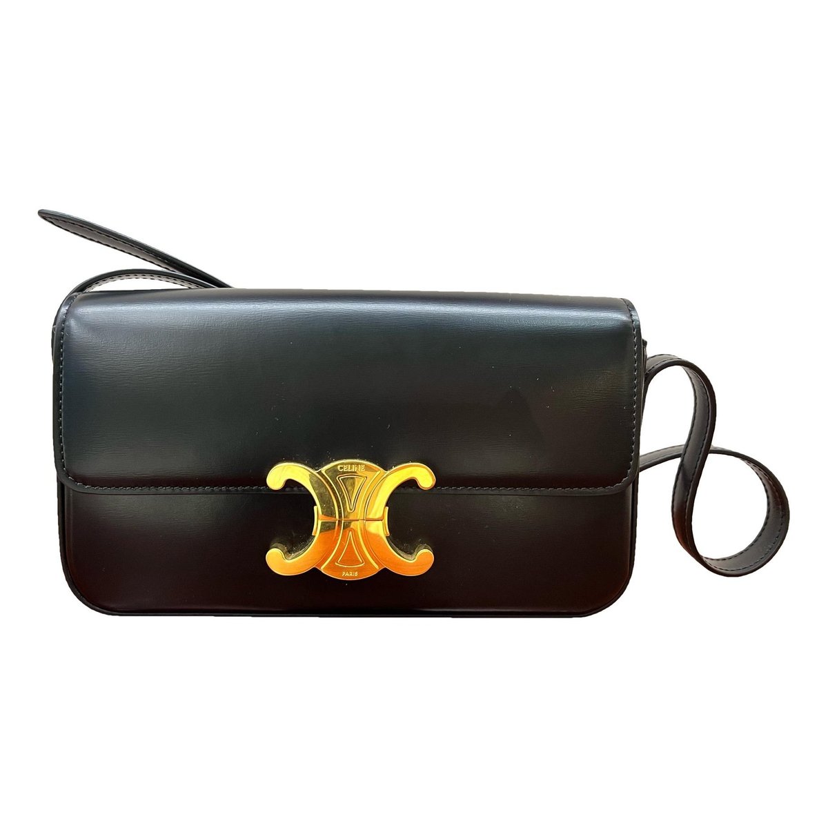Triomphe Long leather handbag