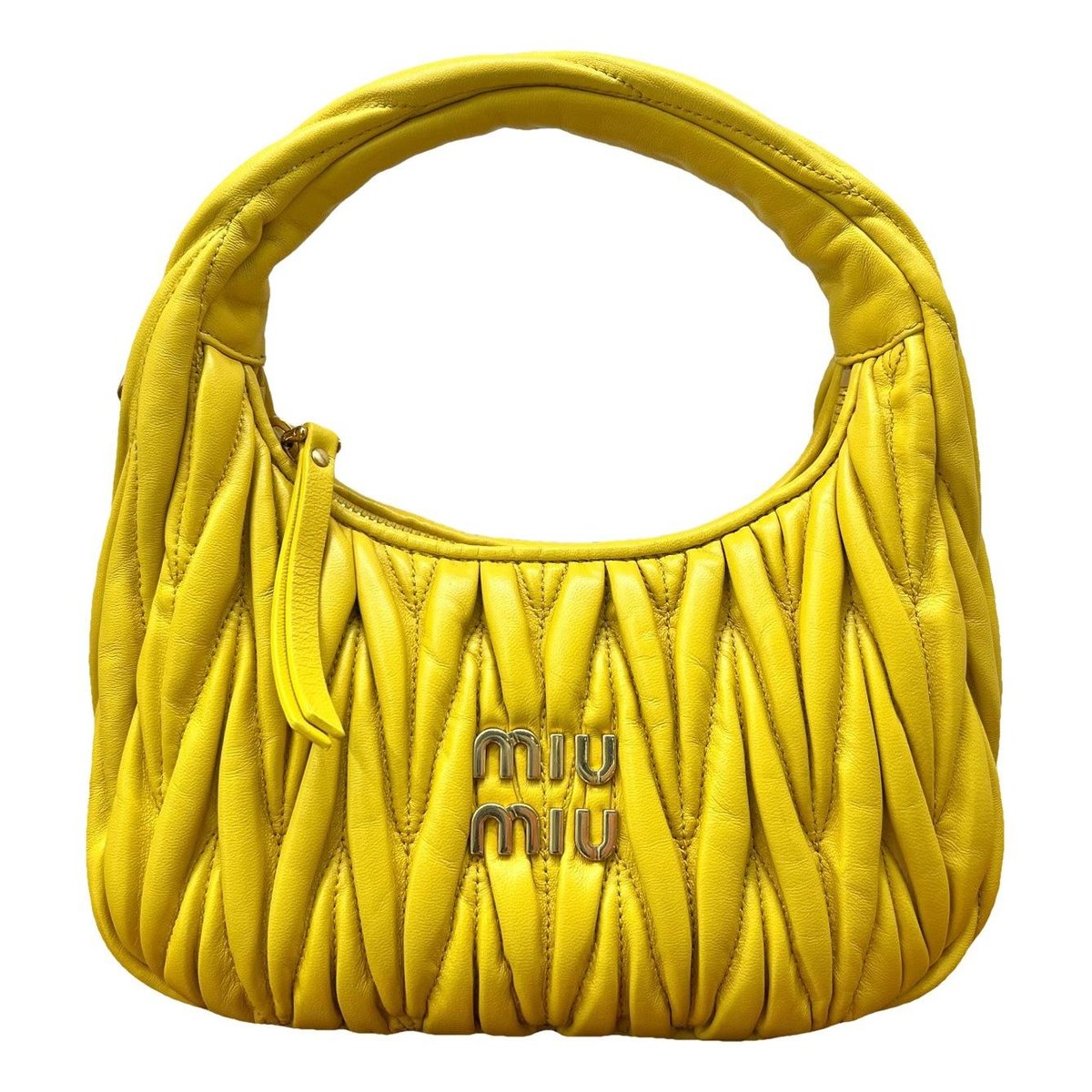 Miu Wander leather handbag