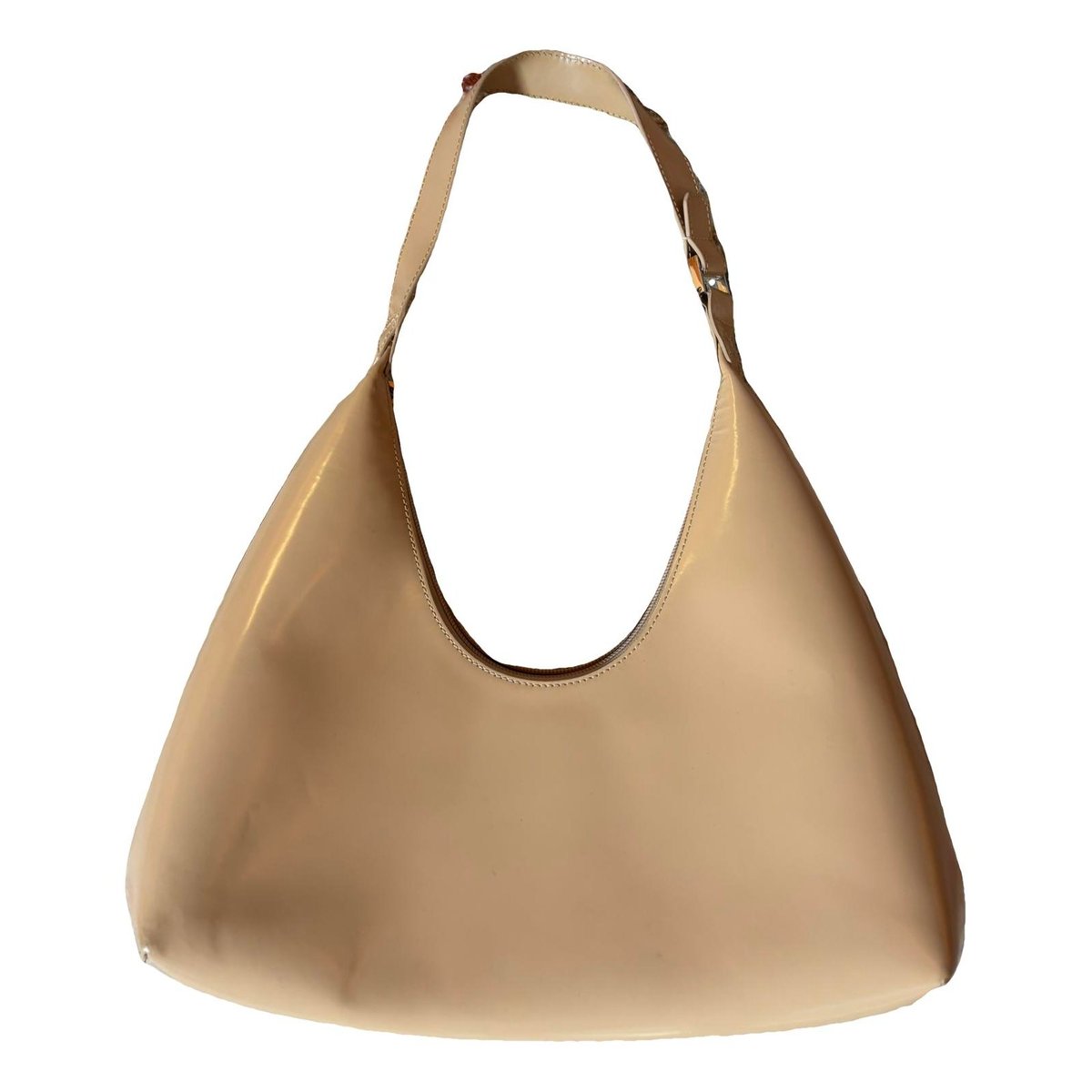 Amber leather handbag