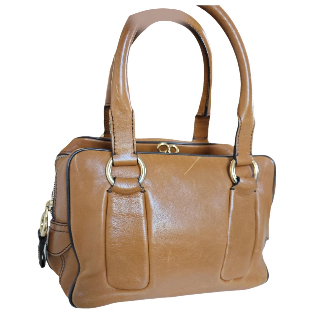 Leather handbag
