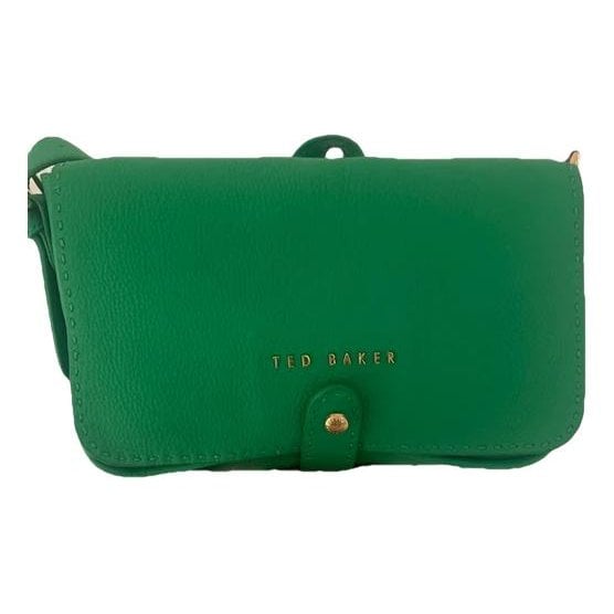 Leather clutch bag