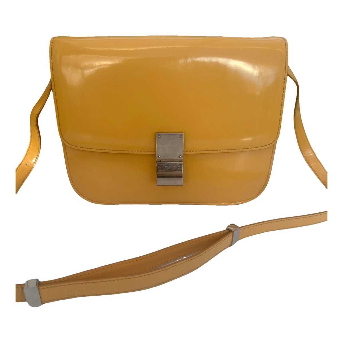 Classic leather crossbody bag