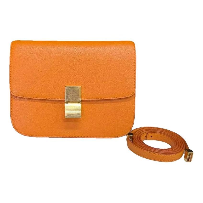 Classic leather handbag