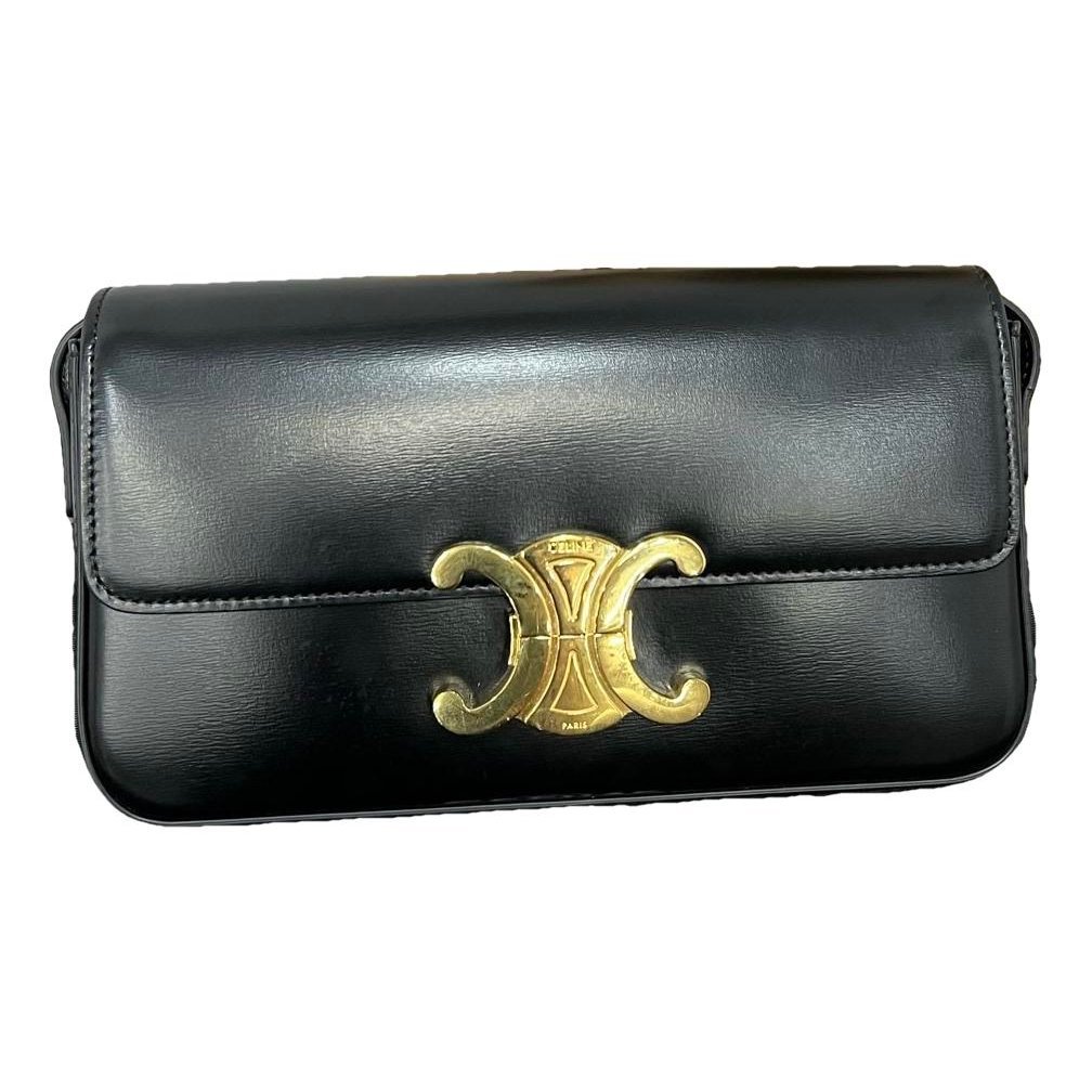 Triomphe leather handbag