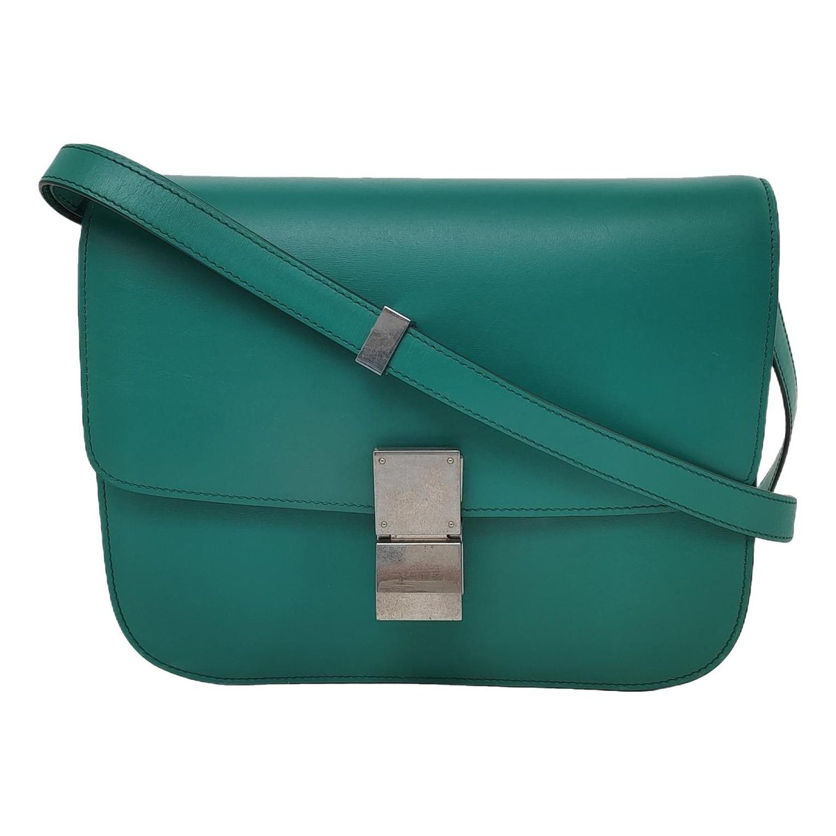 Classic leather crossbody bag