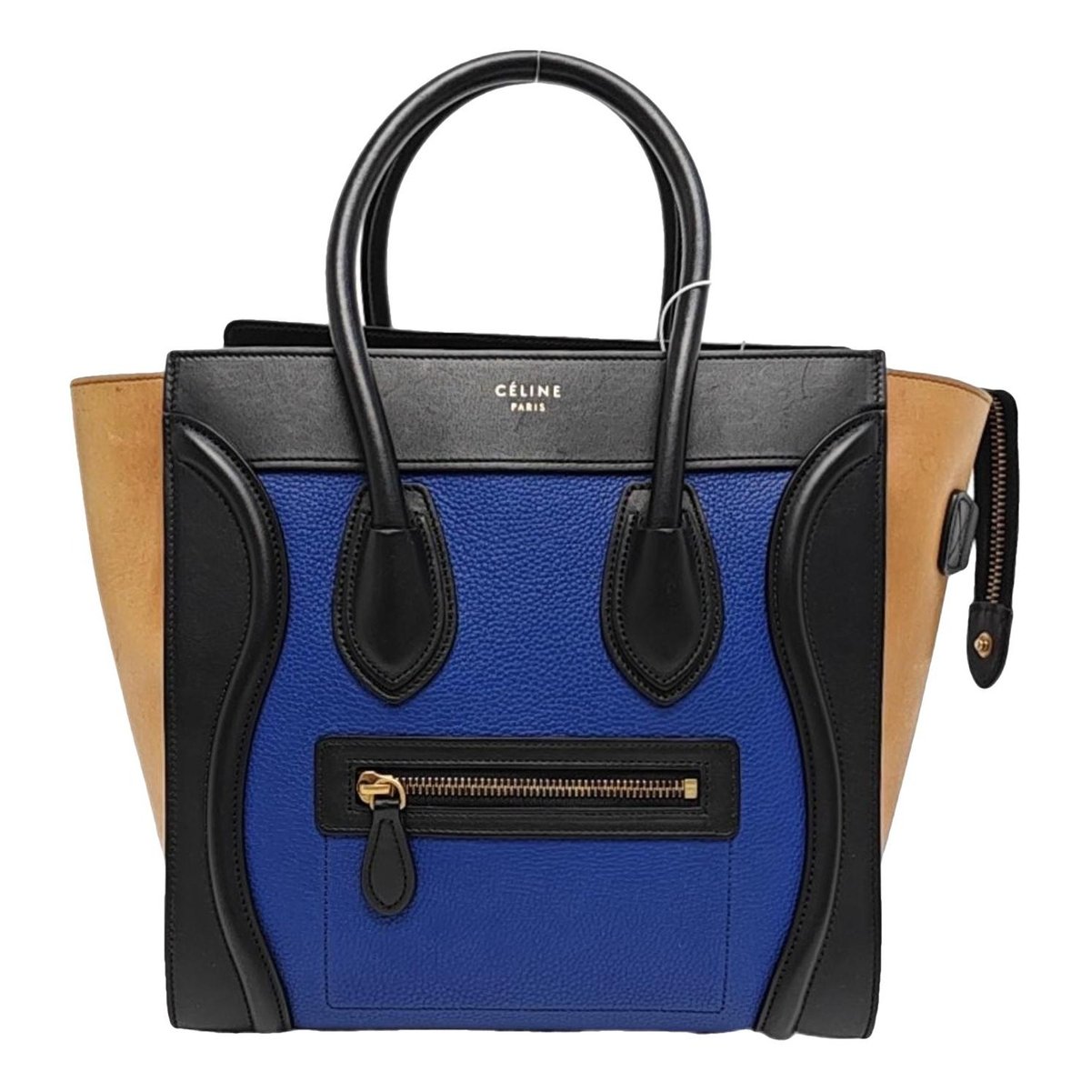 Luggage leather tote