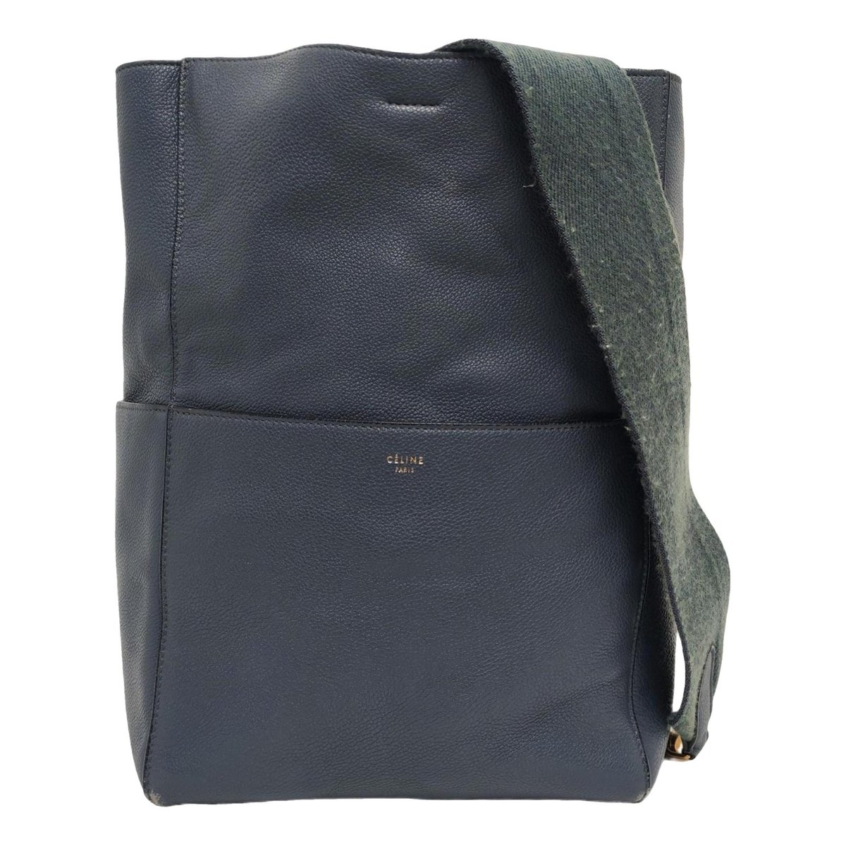 Seau Sangle leather handbag