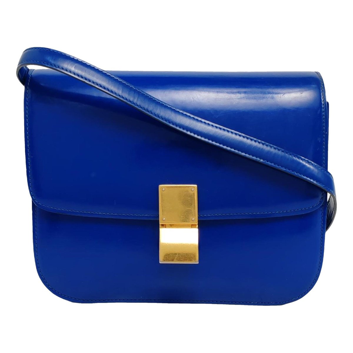 Classic leather crossbody bag