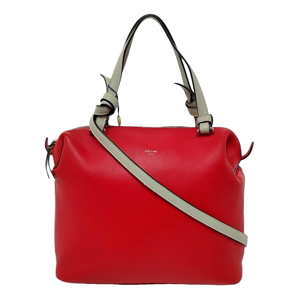 Soft Cube leather crossbody bag
