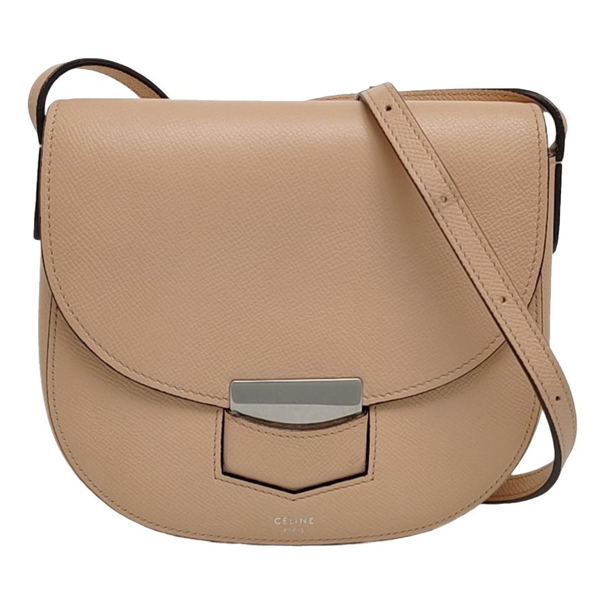 Trotteur leather crossbody bag