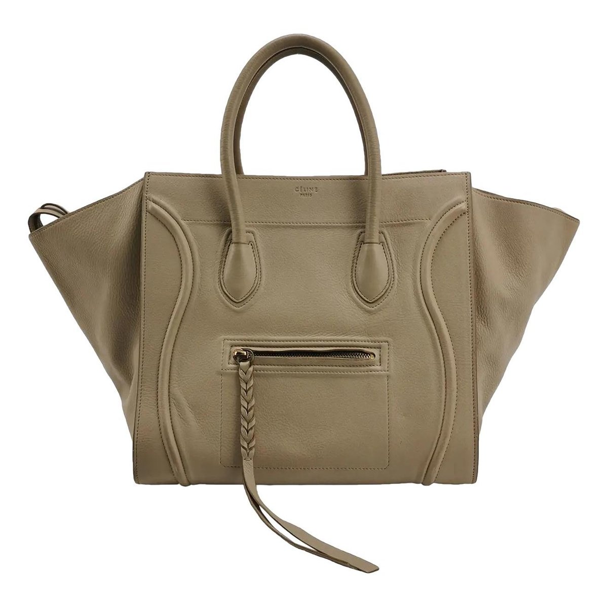 Luggage leather handbag