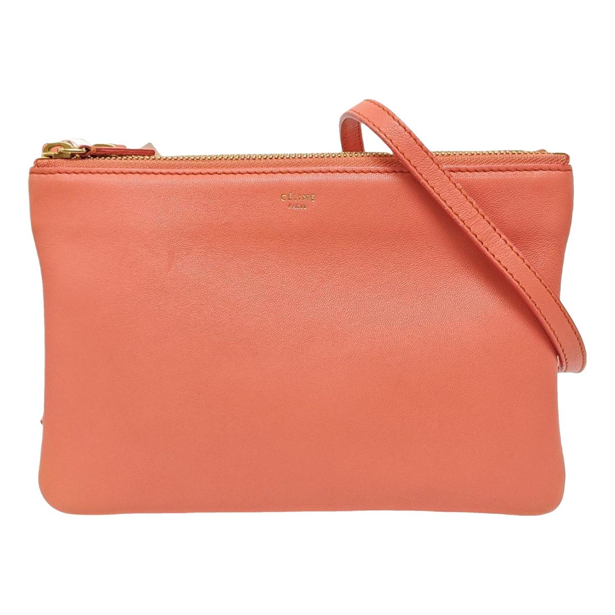Trio leather crossbody bag