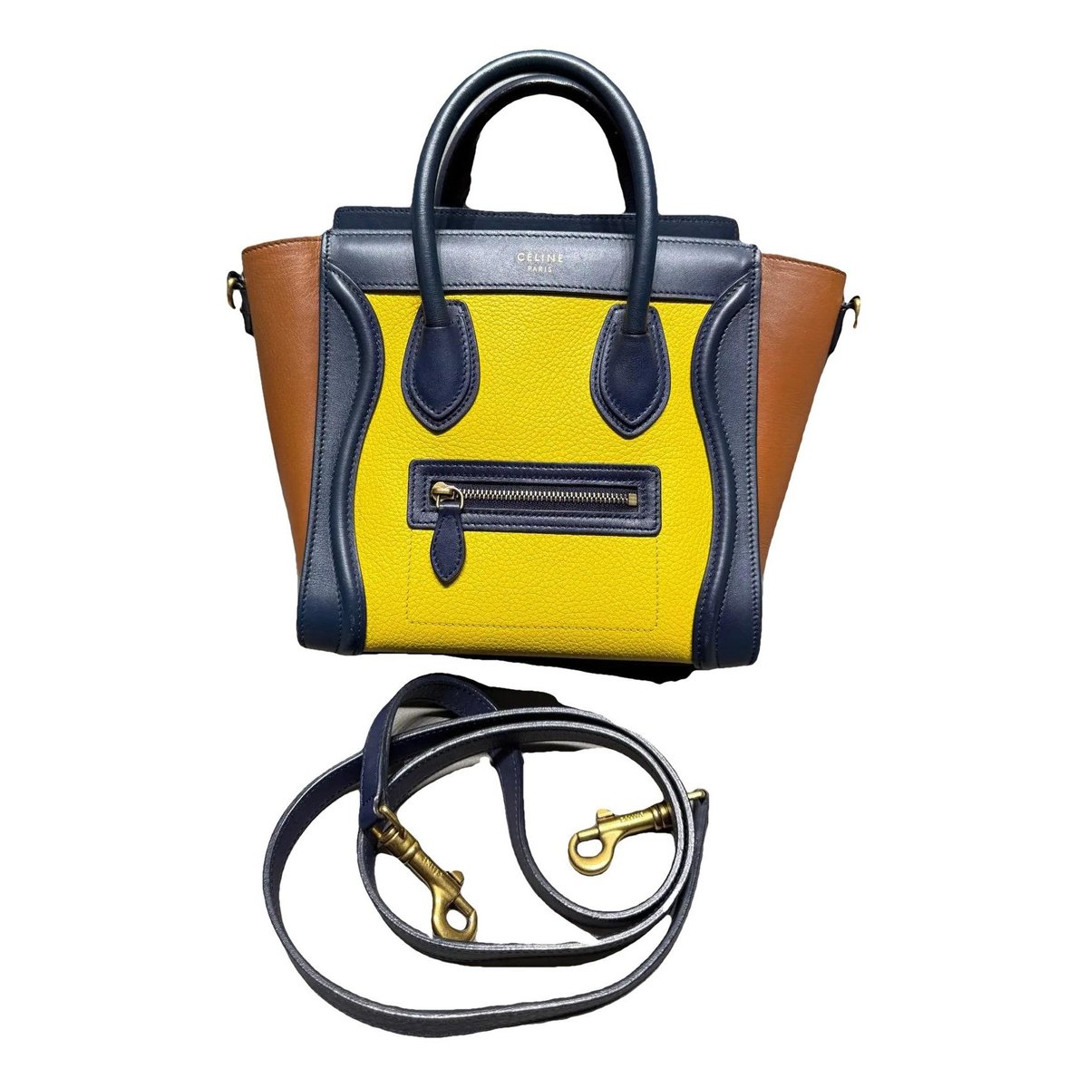 Luggage leather handbag