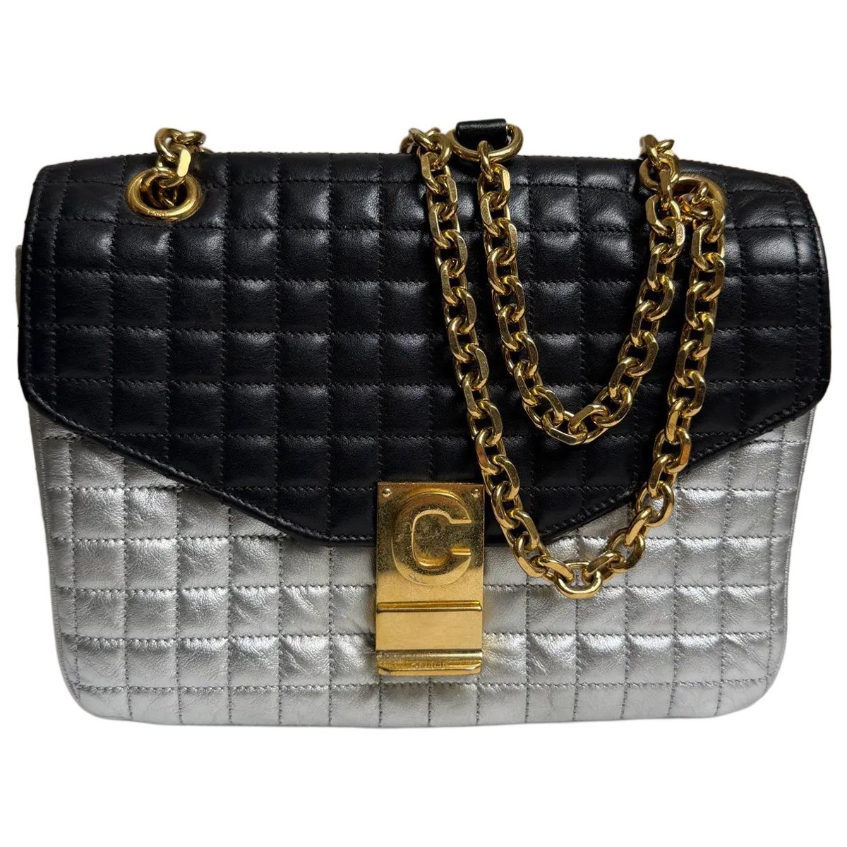 C bag leather crossbody bag