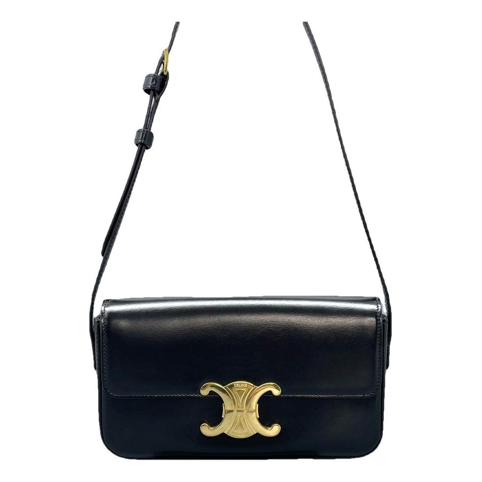 Triomphe Long leather handbag