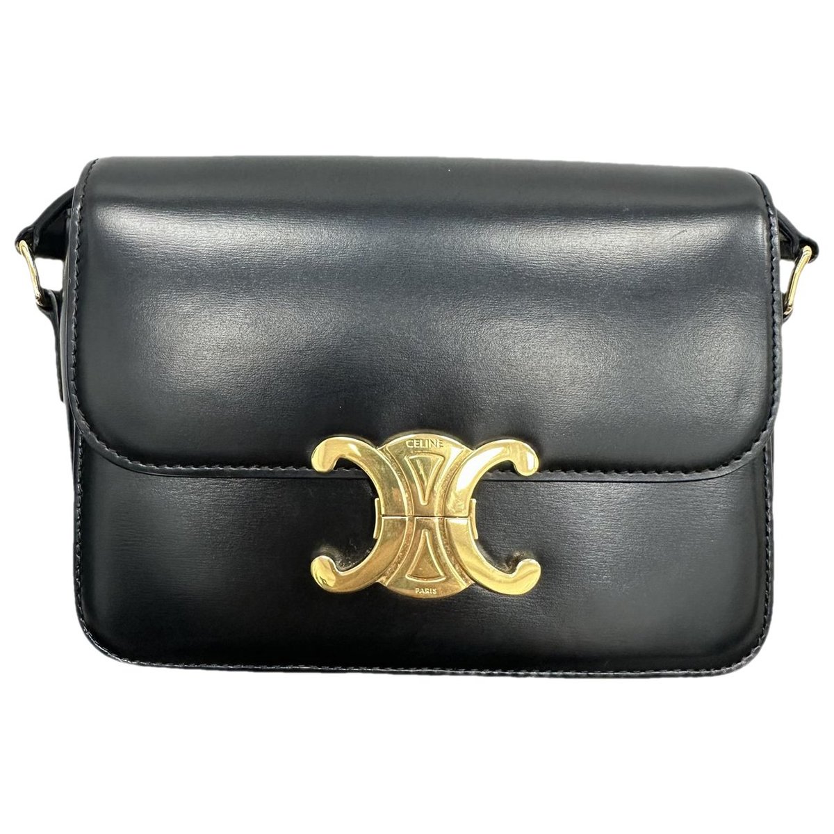Triomphe leather handbag