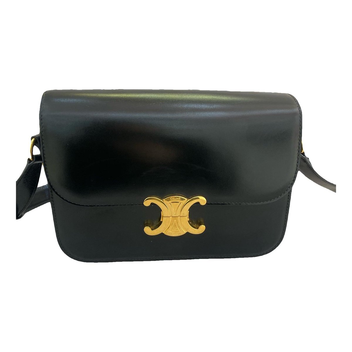Triomphe leather handbag