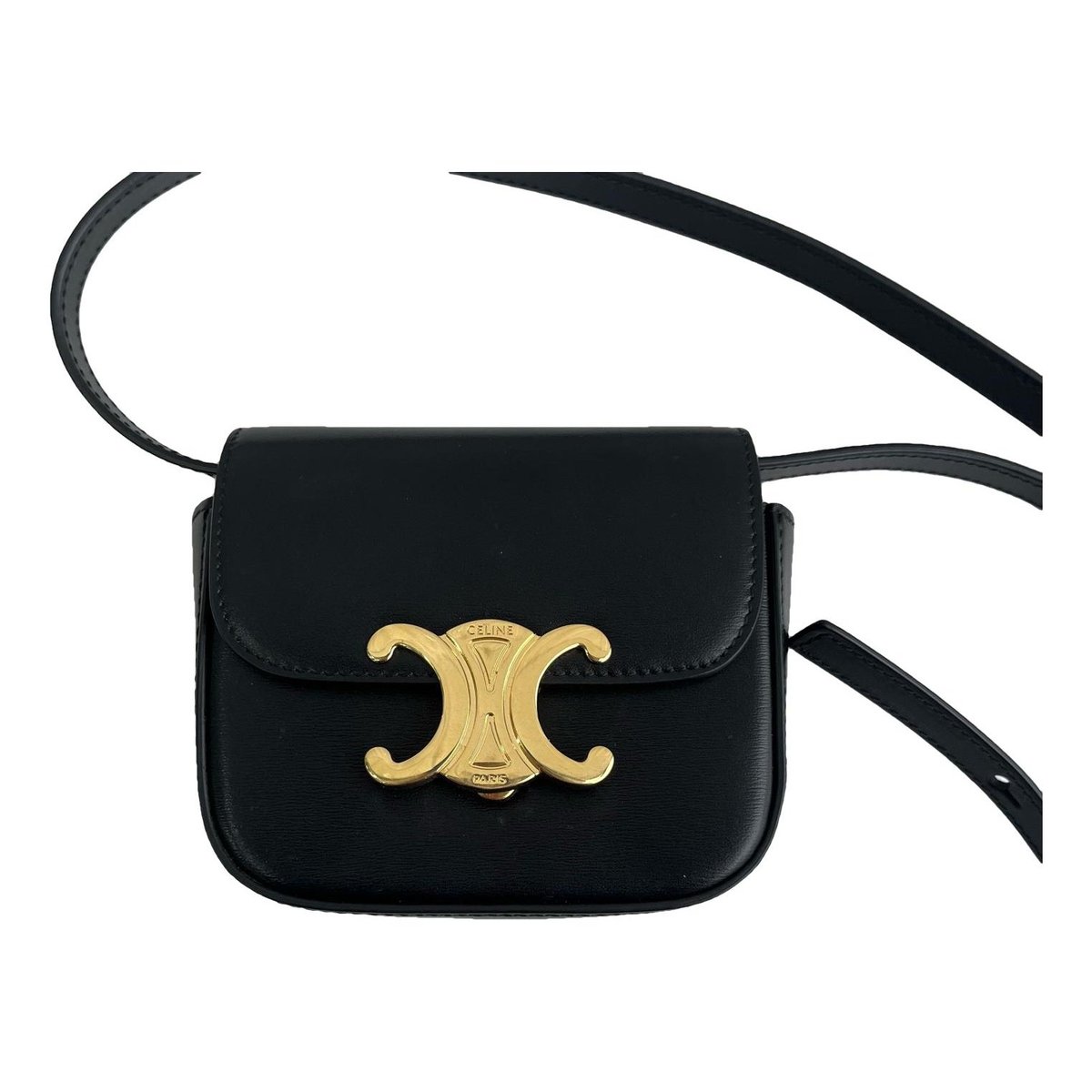Triomphe leather handbag