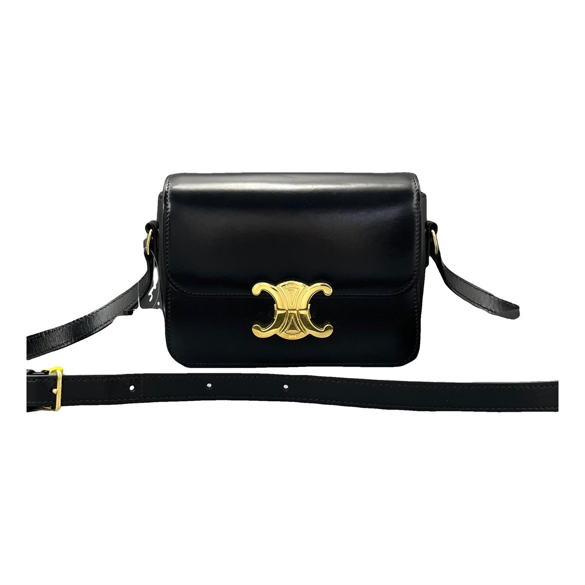 Triomphe leather handbag